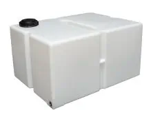 350l Flat tank 6" vented lid