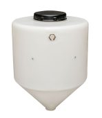 100 litre conical tank with spring vented lid