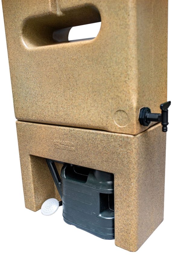 200 litre Water Butt Stand and tap - Sandstone