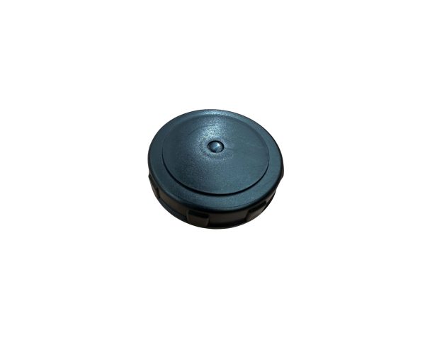 4" External Spring Vented Black Lid