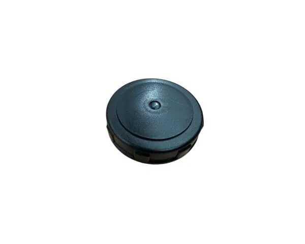 4" External Spring Vented Black Lid