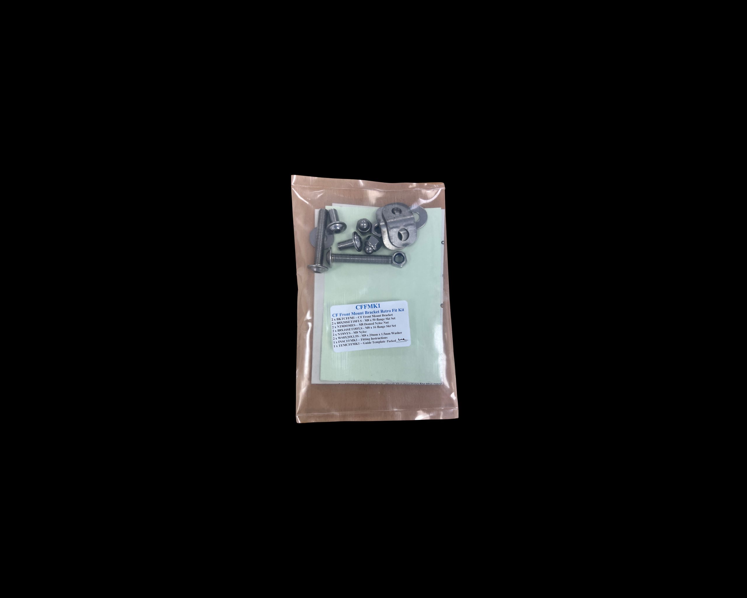 Small packet of brackets
